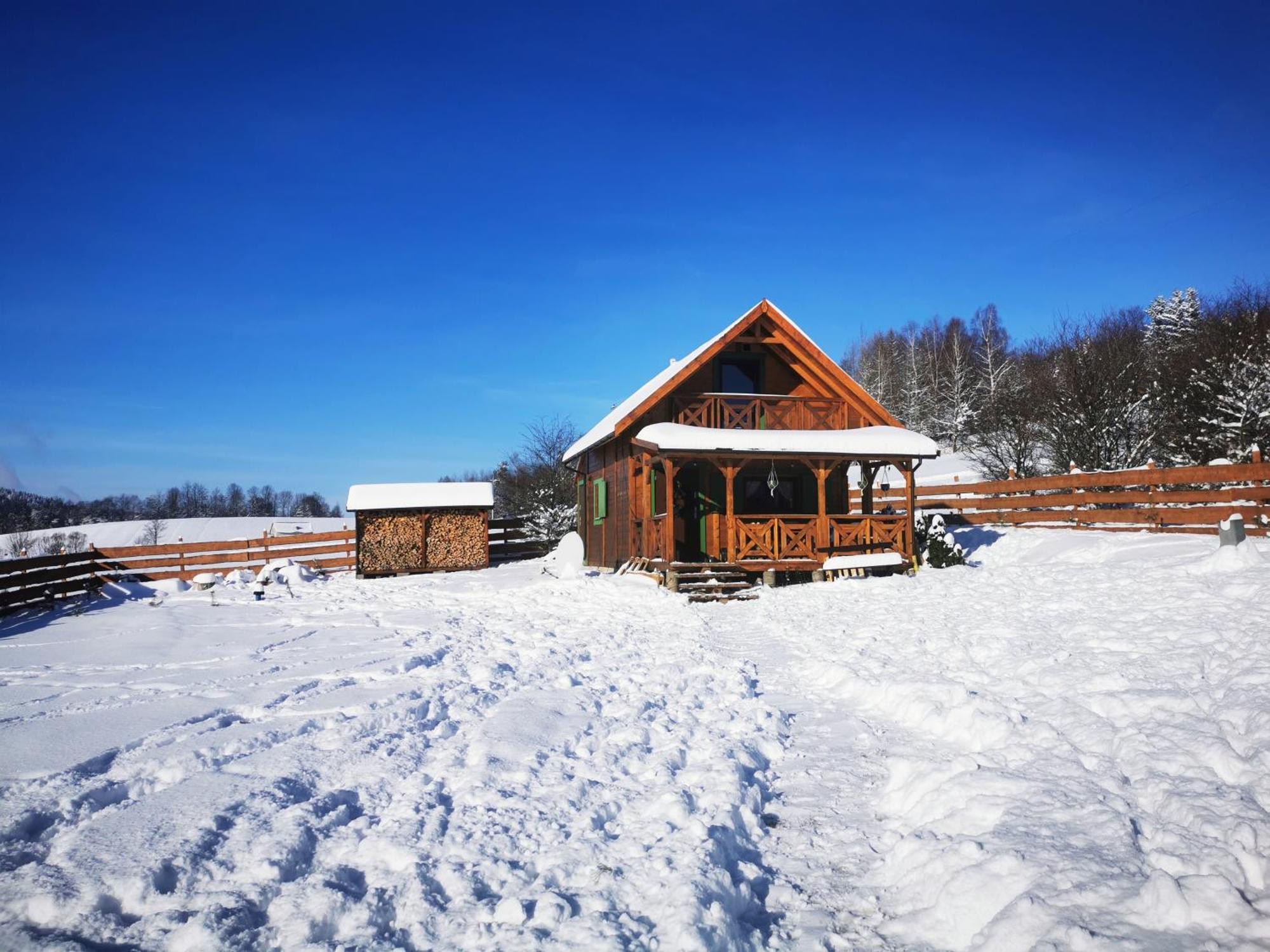 Legowisko Bieszczady Villa Ropienka ภายนอก รูปภาพ